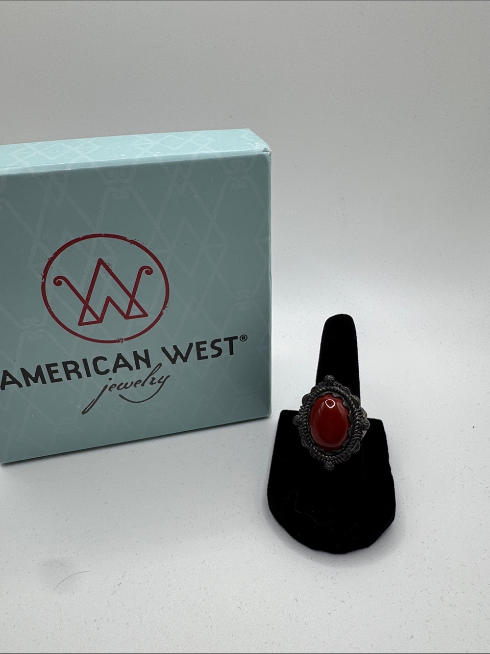 American West Red Statement Ring